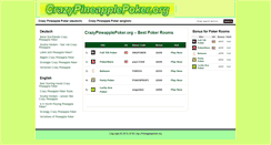 Desktop Screenshot of crazypineapplepoker.org