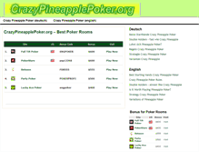 Tablet Screenshot of crazypineapplepoker.org